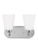 Generation Lighting Canada - Two Light Wall / Bath - Kerrville - Chrome- Union Lighting Luminaires Decor
