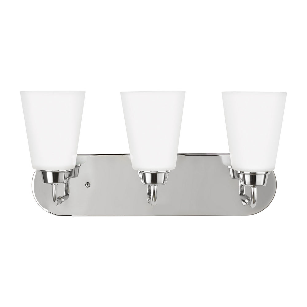 Generation Lighting Canada - Three Light Wall / Bath - Kerrville - Chrome- Union Lighting Luminaires Decor