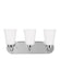 Generation Lighting Canada - Three Light Wall / Bath - Kerrville - Chrome- Union Lighting Luminaires Decor