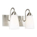 Generation Lighting Canada - Two Light Wall / Bath - Seville - Brushed Nickel- Union Lighting Luminaires Decor