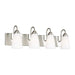 Generation Lighting Canada - Four Light Wall / Bath - Seville - Brushed Nickel- Union Lighting Luminaires Decor