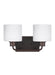 Generation Lighting Canada - Two Light Wall / Bath - Canfield - Bronze- Union Lighting Luminaires Decor