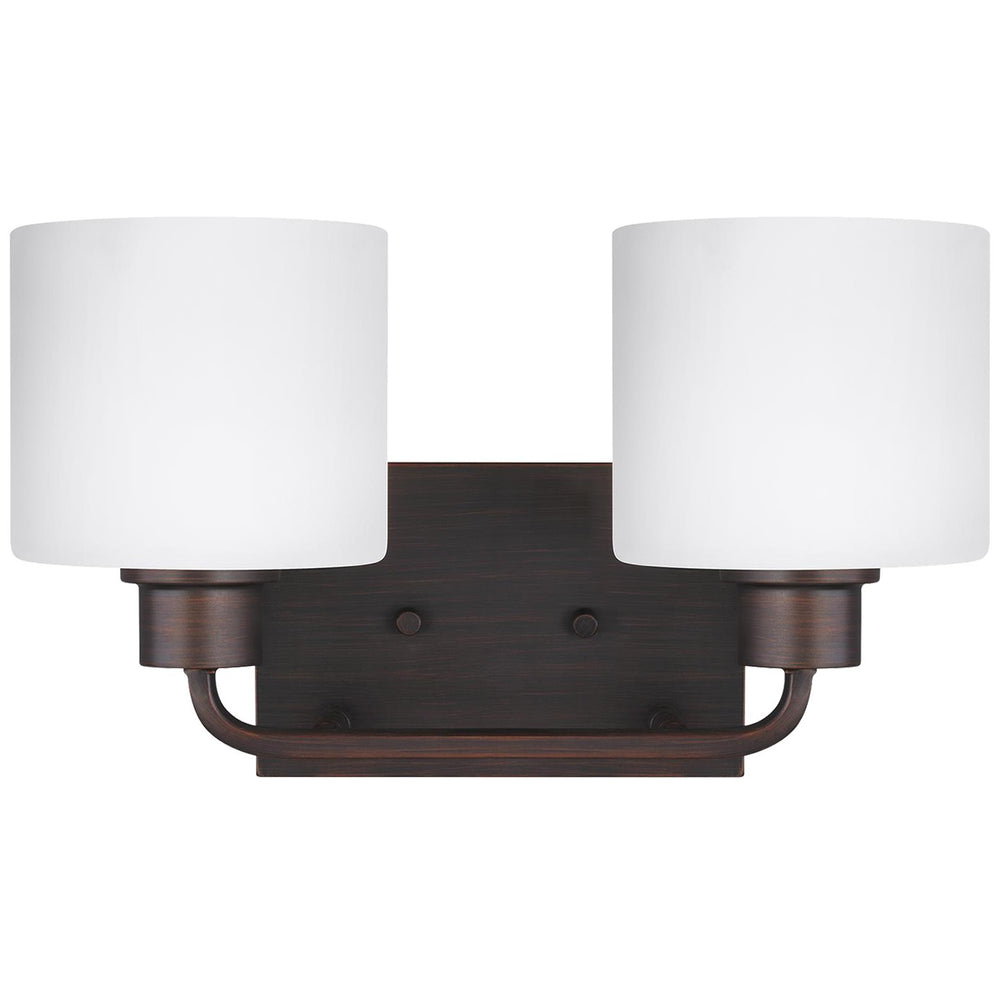 Generation Lighting Canada - Two Light Wall / Bath - Canfield - Bronze- Union Lighting Luminaires Decor