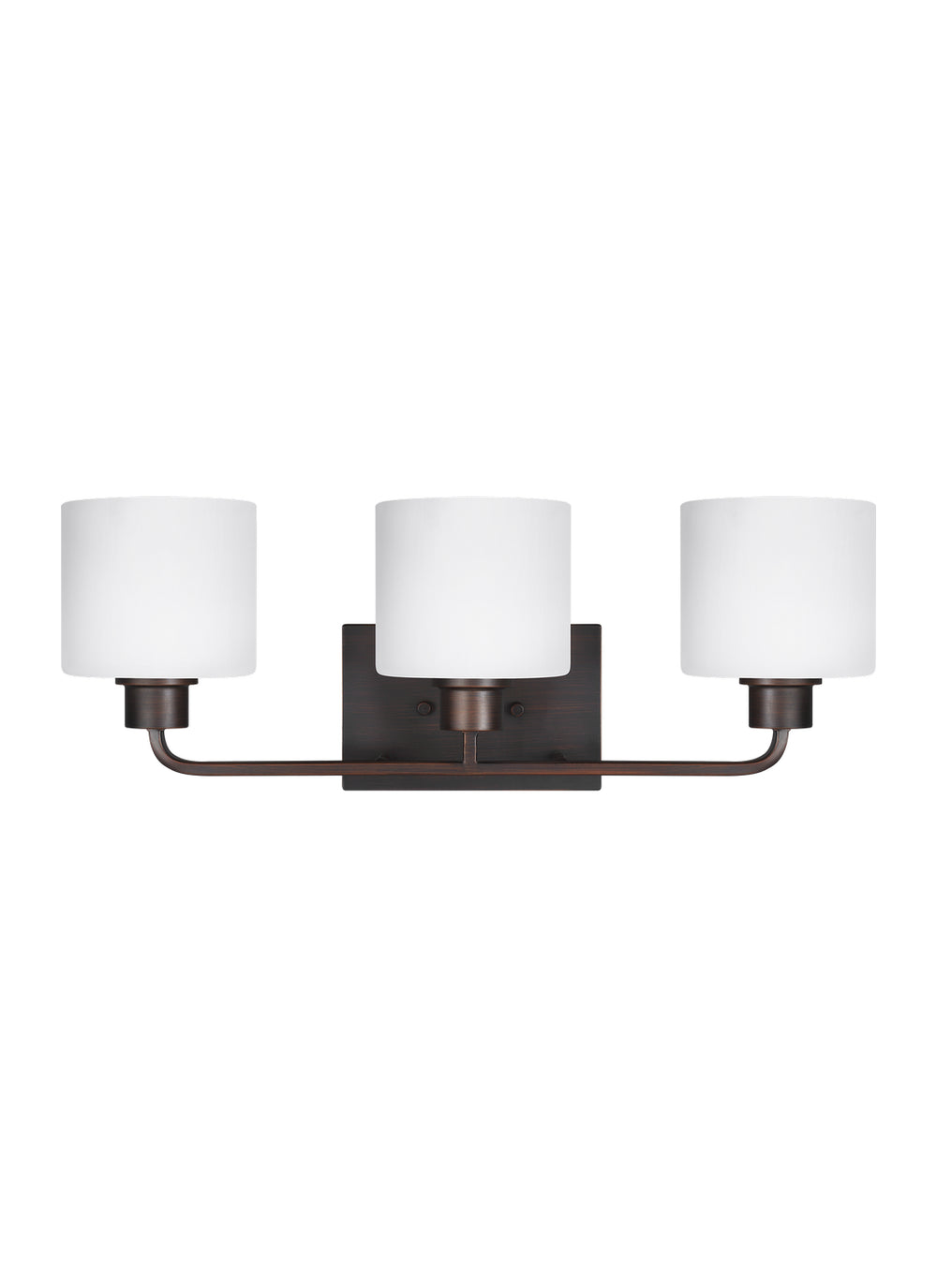 Generation Lighting Canada - Three Light Wall / Bath - Canfield - Bronze- Union Lighting Luminaires Decor