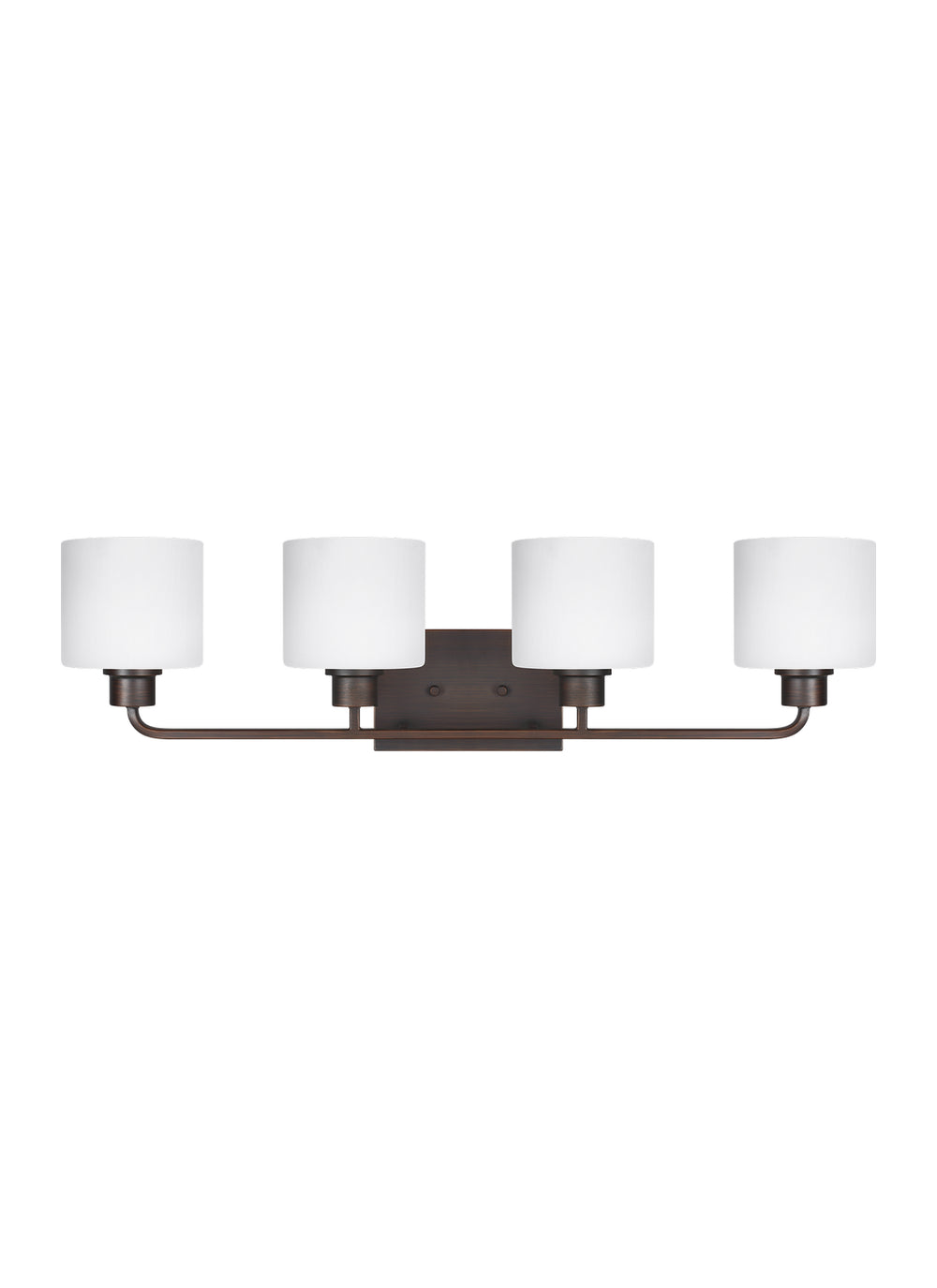 Generation Lighting Canada - Four Light Wall / Bath - Canfield - Bronze- Union Lighting Luminaires Decor