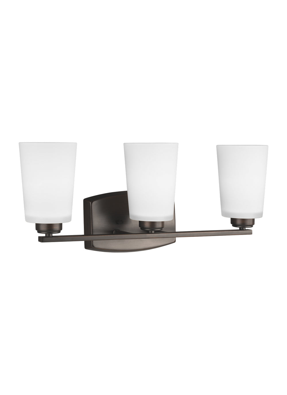 Generation Lighting Canada - Three Light Wall / Bath - Franport - Bronze- Union Lighting Luminaires Decor
