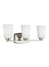 Generation Lighting Canada - Three Light Wall / Bath - Franport - Brushed Nickel- Union Lighting Luminaires Decor
