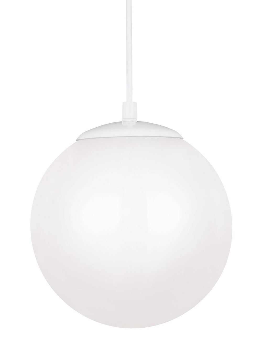 Visual Comfort Studio Canada - LED Pendant - Leo - Hanging Globe - White- Union Lighting Luminaires Decor