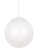 Visual Comfort Studio Canada - LED Pendant - Leo - Hanging Globe - White- Union Lighting Luminaires Decor