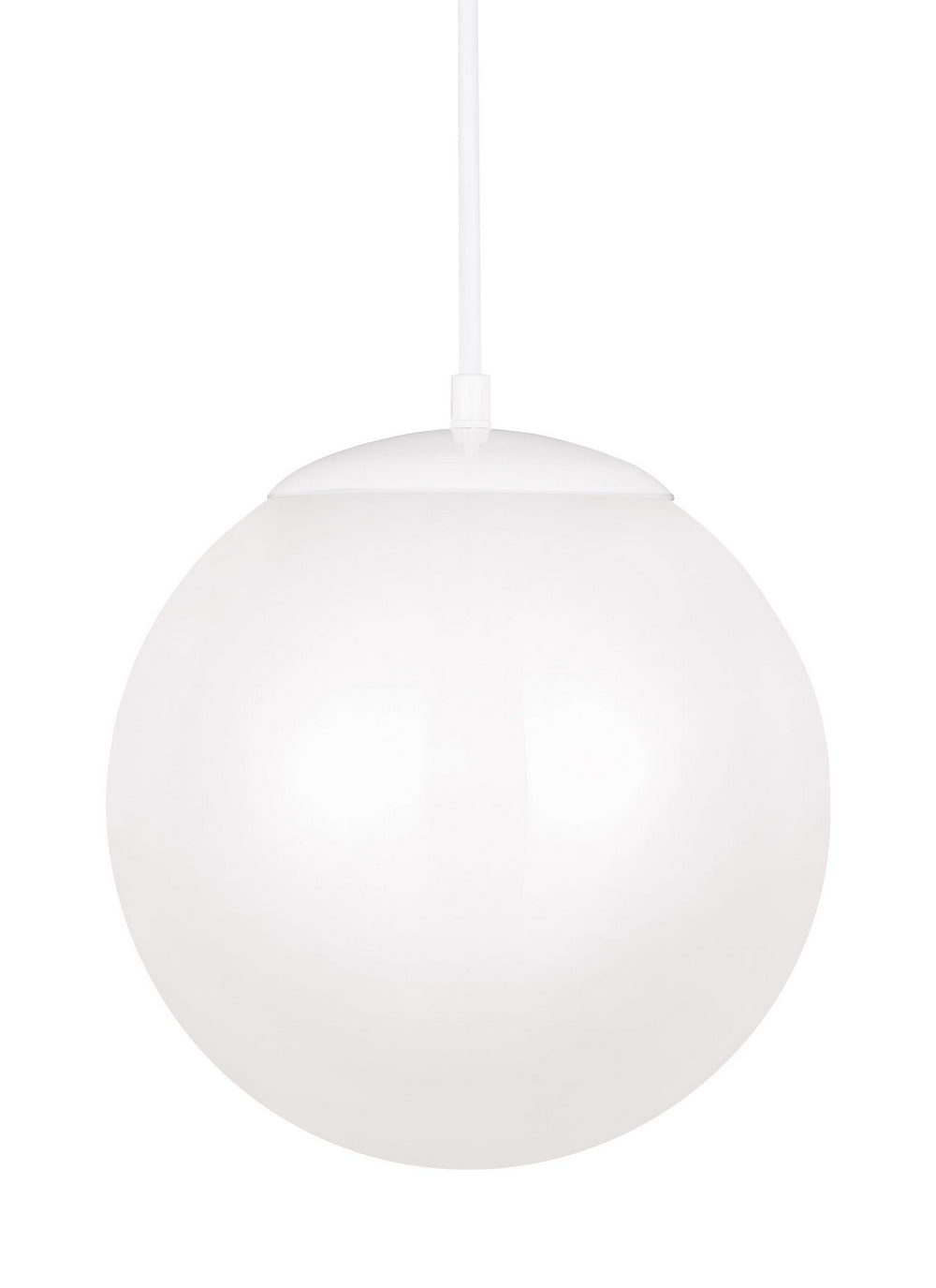 Visual Comfort Studio Canada - LED Pendant - Leo - Hanging Globe - White- Union Lighting Luminaires Decor
