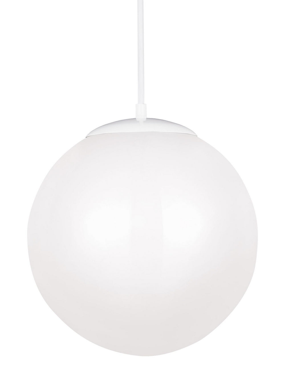 Visual Comfort Studio Canada - LED Pendant - Leo - Hanging Globe - White- Union Lighting Luminaires Decor