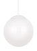 Visual Comfort Studio Canada - LED Pendant - Leo - Hanging Globe - White- Union Lighting Luminaires Decor