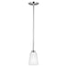 Generation Lighting Canada - One Light Mini-Pendant - Kerrville - Chrome- Union Lighting Luminaires Decor