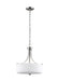 Generation Lighting Canada - Three Light Pendant - Canfield - Brushed Nickel- Union Lighting Luminaires Decor
