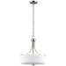 Generation Lighting Canada - Three Light Pendant - Canfield - Brushed Nickel- Union Lighting Luminaires Decor