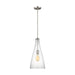Visual Comfort Studio Canada - One Light Pendant - Arilda - Brushed Nickel- Union Lighting Luminaires Decor