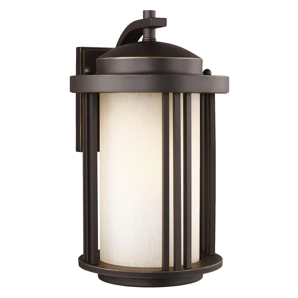 Generation Lighting Canada - One Light Outdoor Wall Lantern - Crowell - Antique Bronze- Union Lighting Luminaires Decor