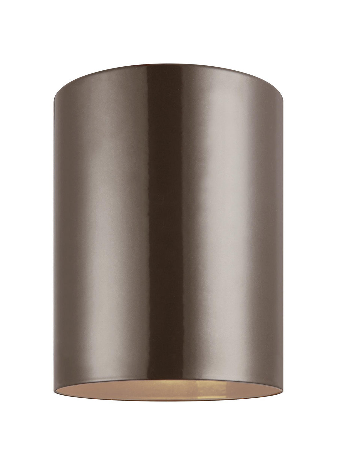 Visual Comfort Studio Canada - LED Flush Mount - Outdoor Cylinders - Bronze- Union Lighting Luminaires Decor