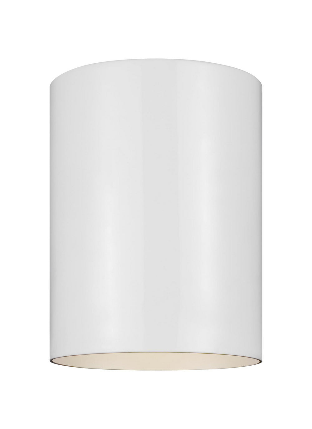 Visual Comfort Studio Canada - LED Flush Mount - Outdoor Cylinders - White- Union Lighting Luminaires Decor