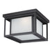 Generation Lighting Canada - LED Outdoor Flush Mount - Hunnington - Black- Union Lighting Luminaires Decor