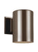 Visual Comfort Studio Canada - LED Outdoor Wall Lantern - Outdoor Cylinders - Bronze- Union Lighting Luminaires Decor