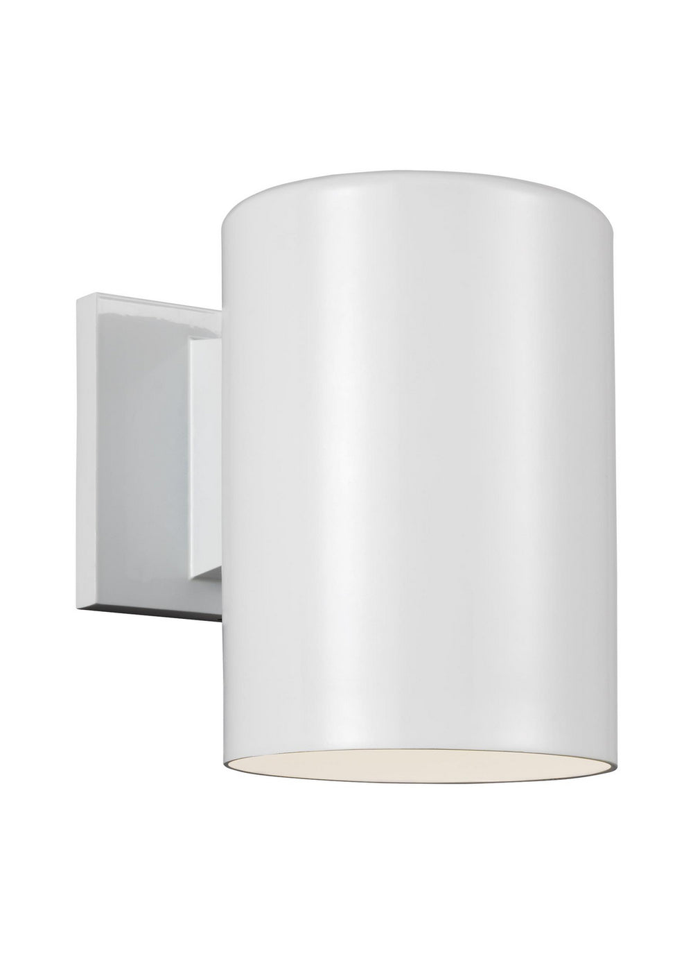 Visual Comfort Studio Canada - LED Outdoor Wall Lantern - Outdoor Cylinders - White- Union Lighting Luminaires Decor