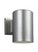 Visual Comfort Studio Canada - LED Outdoor Wall Lantern - Outdoor Cylinders - Painted Brushed Nickel- Union Lighting Luminaires Decor