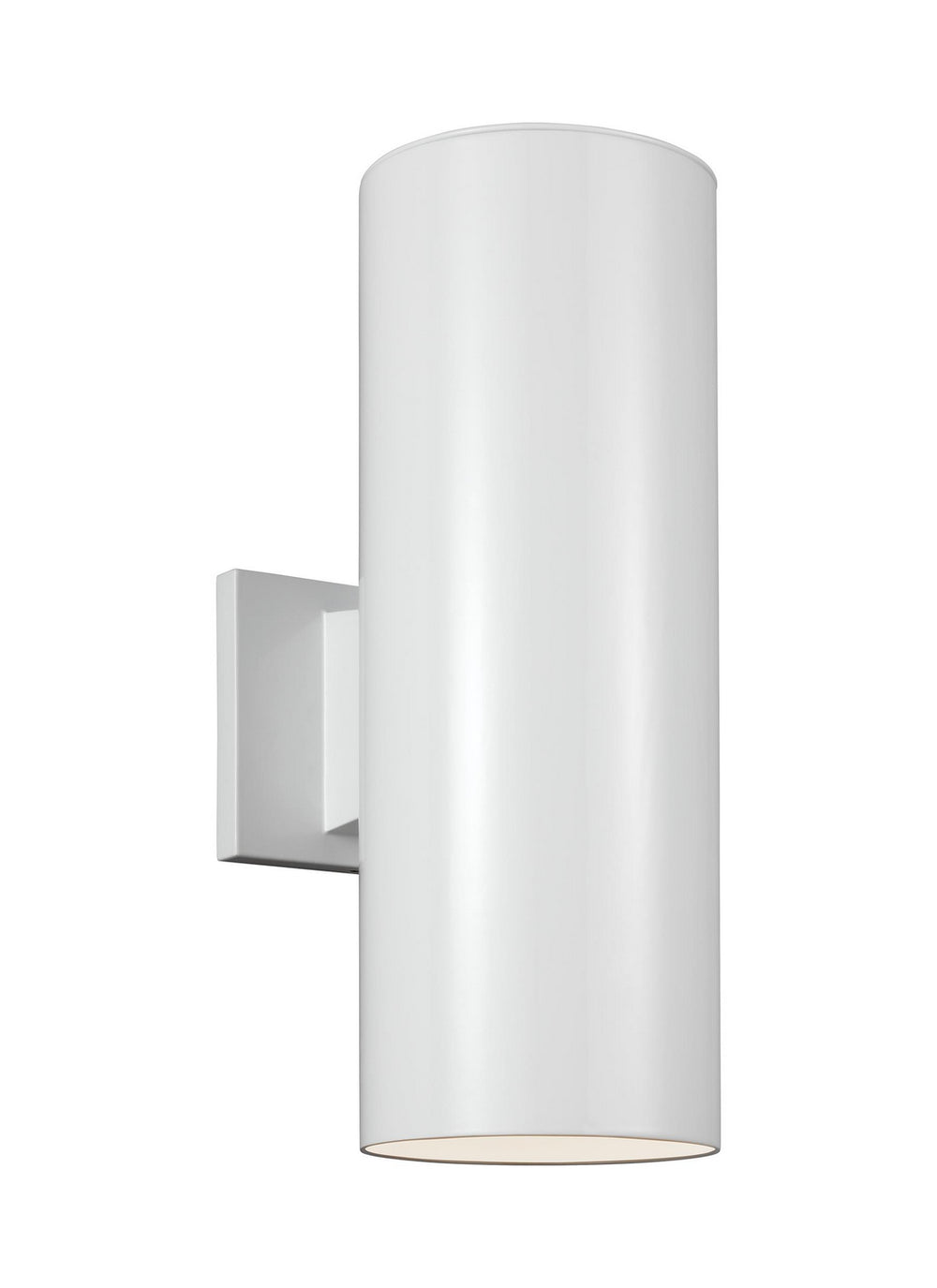 Visual Comfort Studio Canada - LED Outdoor Wall Lantern - Outdoor Cylinders - White- Union Lighting Luminaires Decor