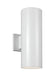 Visual Comfort Studio Canada - LED Outdoor Wall Lantern - Outdoor Cylinders - White- Union Lighting Luminaires Decor