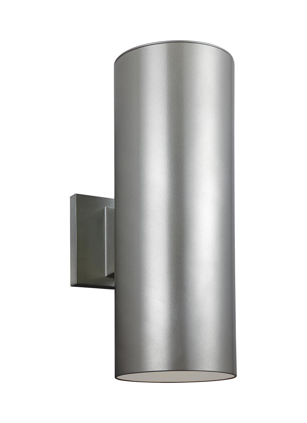 Visual Comfort Studio Canada - LED Outdoor Wall Lantern - Outdoor Cylinders - Painted Brushed Nickel- Union Lighting Luminaires Decor