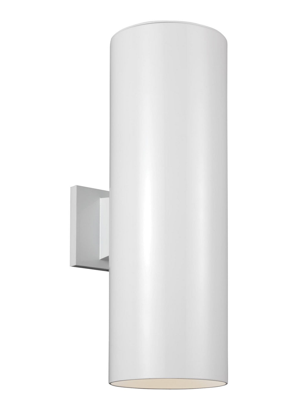 Visual Comfort Studio Canada - LED Outdoor Wall Lantern - Outdoor Cylinders - White- Union Lighting Luminaires Decor