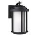 Generation Lighting Canada - One Light Outdoor Wall Lantern - Crowell - Black- Union Lighting Luminaires Decor