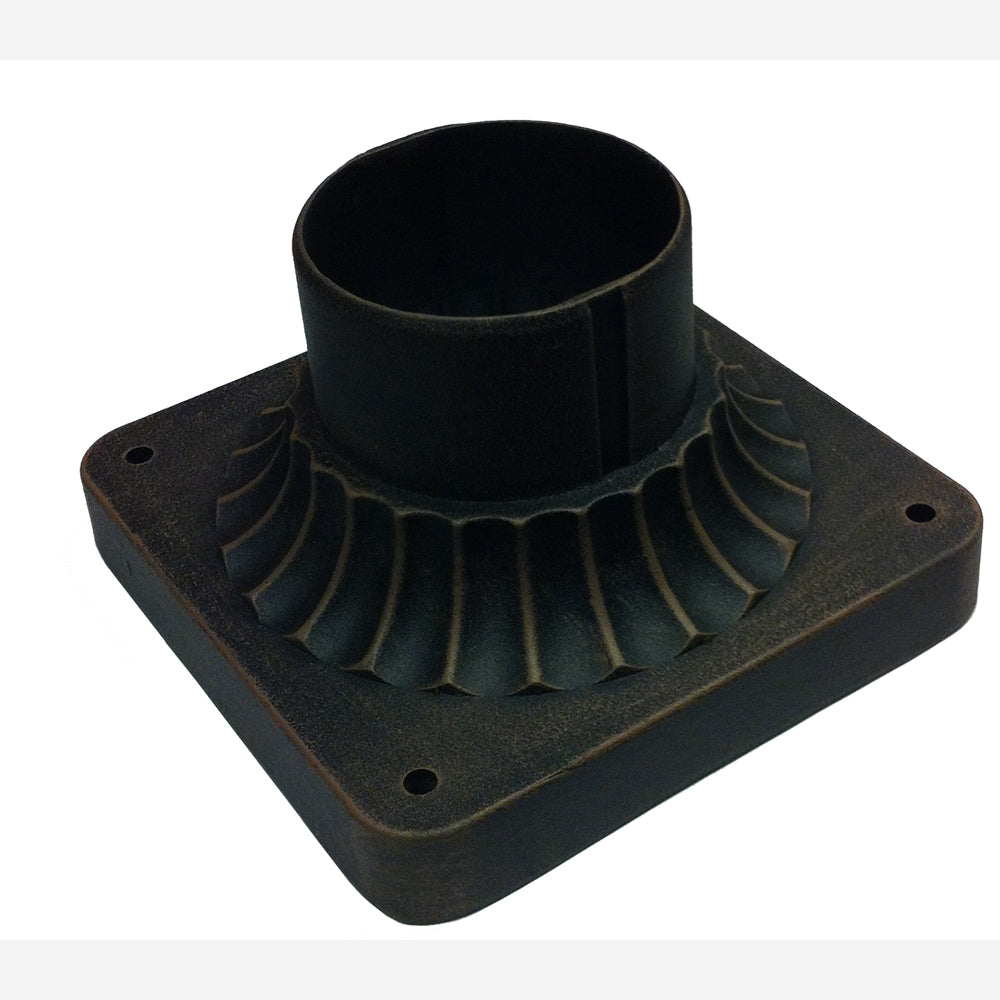 Artcraft Quebec - Post Fitter Mount - Classico - Rust- Union Lighting Luminaires Decor