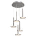 Artcraft Canada - LED Chandelier - Aurora - Brushed Aluminum- Union Lighting Luminaires Decor