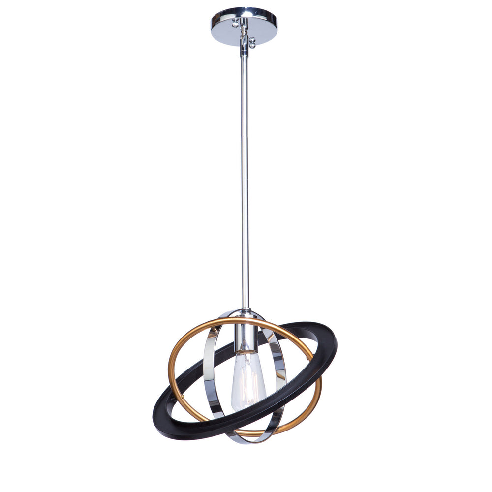 Artcraft Canada - One Light Pendant - Cosmic - Dark Bronze, Chrome, Satin Brass- Union Lighting Luminaires Decor