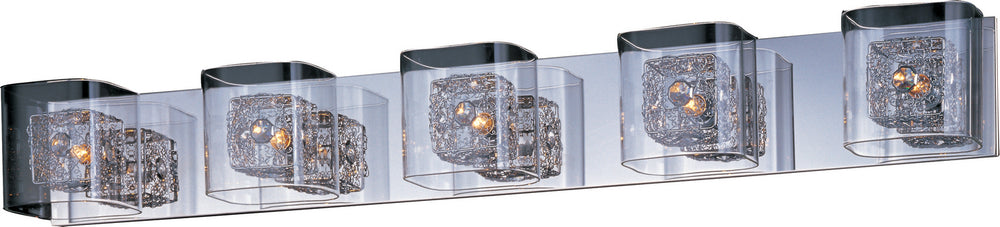 ET2 - Five Light Bath Vanity - Gem - Polished Chrome- Union Lighting Luminaires Decor
