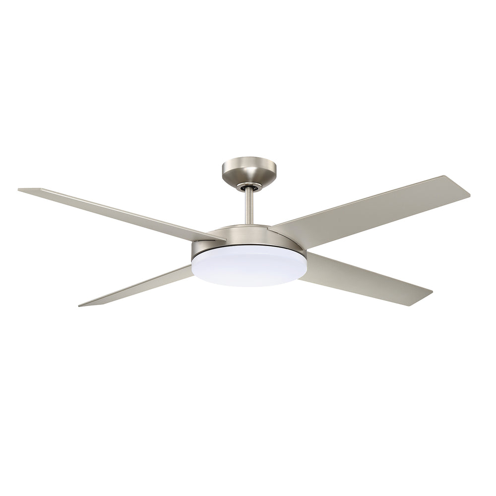 Kendal Canada - 52"Ceiling Fan - Lopro - Satin Nickel- Union Lighting Luminaires Decor