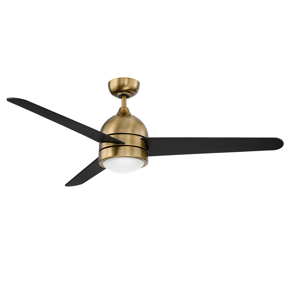 Kendal Canada - 52"Ceiling Fan - Zig - New Aged Brass- Union Lighting Luminaires Decor