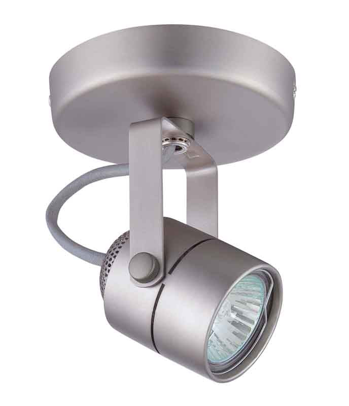 Kendal Canada - One Light Monopoint - Brushed Steel,Nickel or Steel- Union Lighting Luminaires Decor