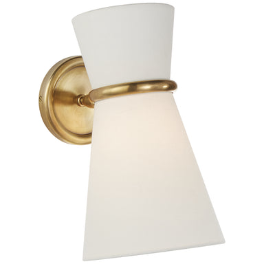 Visual Comfort Signature Canada - One Light Wall Sconce - Clarkson - Hand-Rubbed Antique Brass- Union Lighting Luminaires Decor