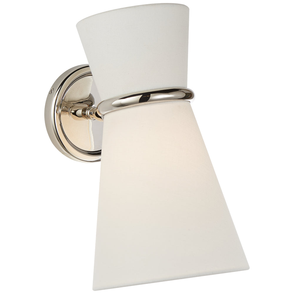 Visual Comfort Signature Canada - One Light Wall Sconce - Clarkson - Polished Nickel- Union Lighting Luminaires Decor