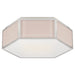 Visual Comfort Signature Canada - Two Light Flush Mount - Bradford - Blush and Polished Nickel- Union Lighting Luminaires Decor
