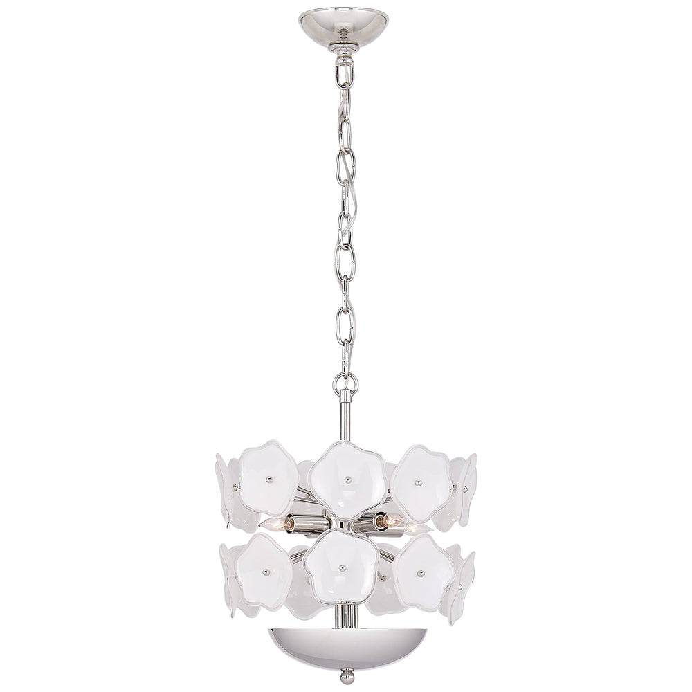 Visual Comfort Signature Canada - Four Light Chandelier - Leighton - Polished Nickel- Union Lighting Luminaires Decor