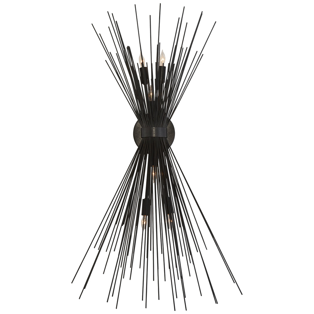 Visual Comfort Signature Canada - Six Light Wall Sconce - Strada - Aged Iron- Union Lighting Luminaires Decor