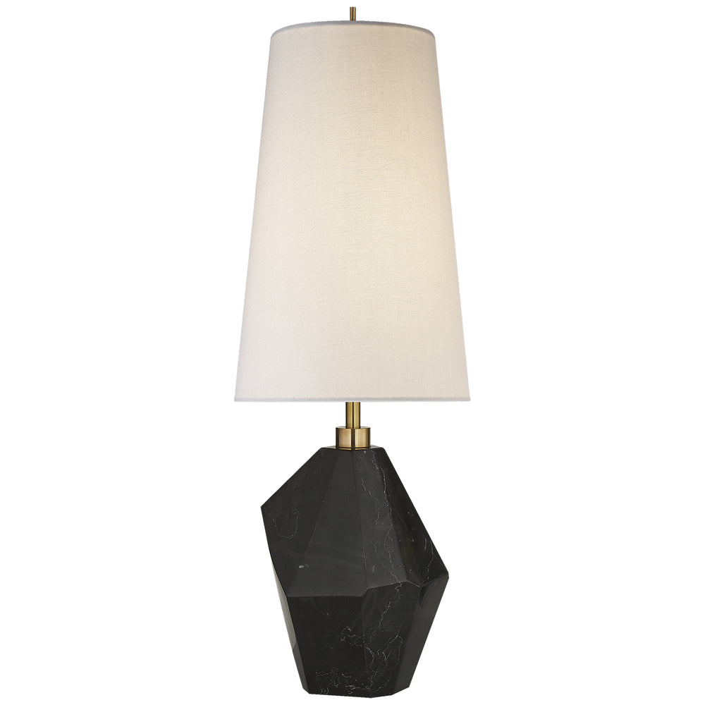 Visual Comfort Signature Canada - One Light Table Lamp - Halcyon - Black Cremo Marble- Union Lighting Luminaires Decor