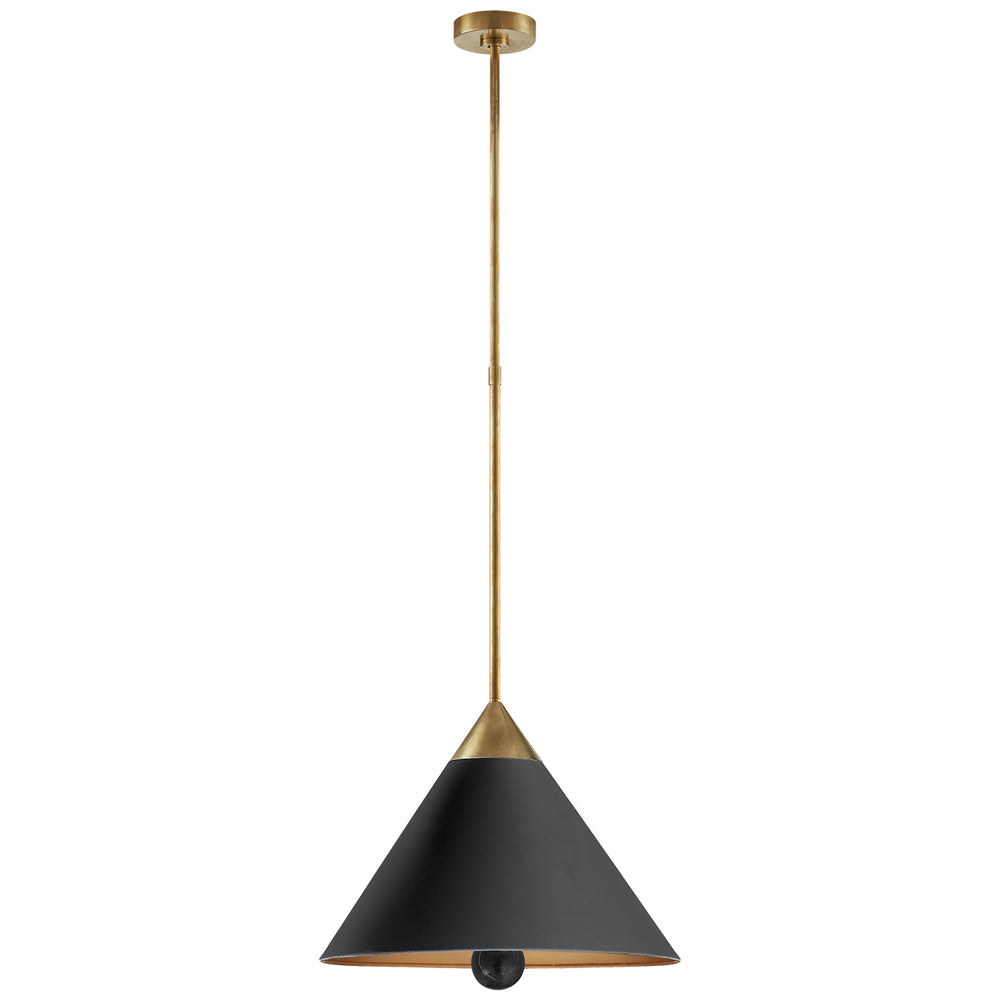 Visual Comfort Signature Canada - LED Pendant - Cleo - Antique-Burnished Brass- Union Lighting Luminaires Decor
