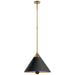 Visual Comfort Signature Canada - LED Pendant - Cleo - Antique-Burnished Brass- Union Lighting Luminaires Decor