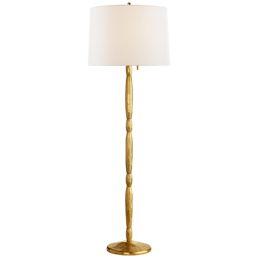 Ralph Lauren Canada - Two Light Floor Lamp - Hollis - Natural Brass- Union Lighting Luminaires Decor