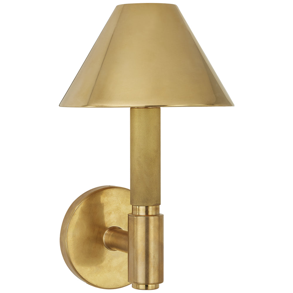 Ralph Lauren Canada - One Light Wall Sconce - Barrett - Natural Brass- Union Lighting Luminaires Decor