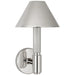 Ralph Lauren Canada - One Light Wall Sconce - Barrett - Polished Nickel- Union Lighting Luminaires Decor